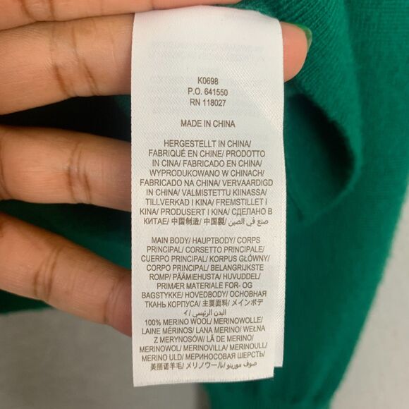 Boden Women’s Size 6 Emerald Green 100% Merino Wool Turtleneck Sweater Classic - Picture 8 of 8